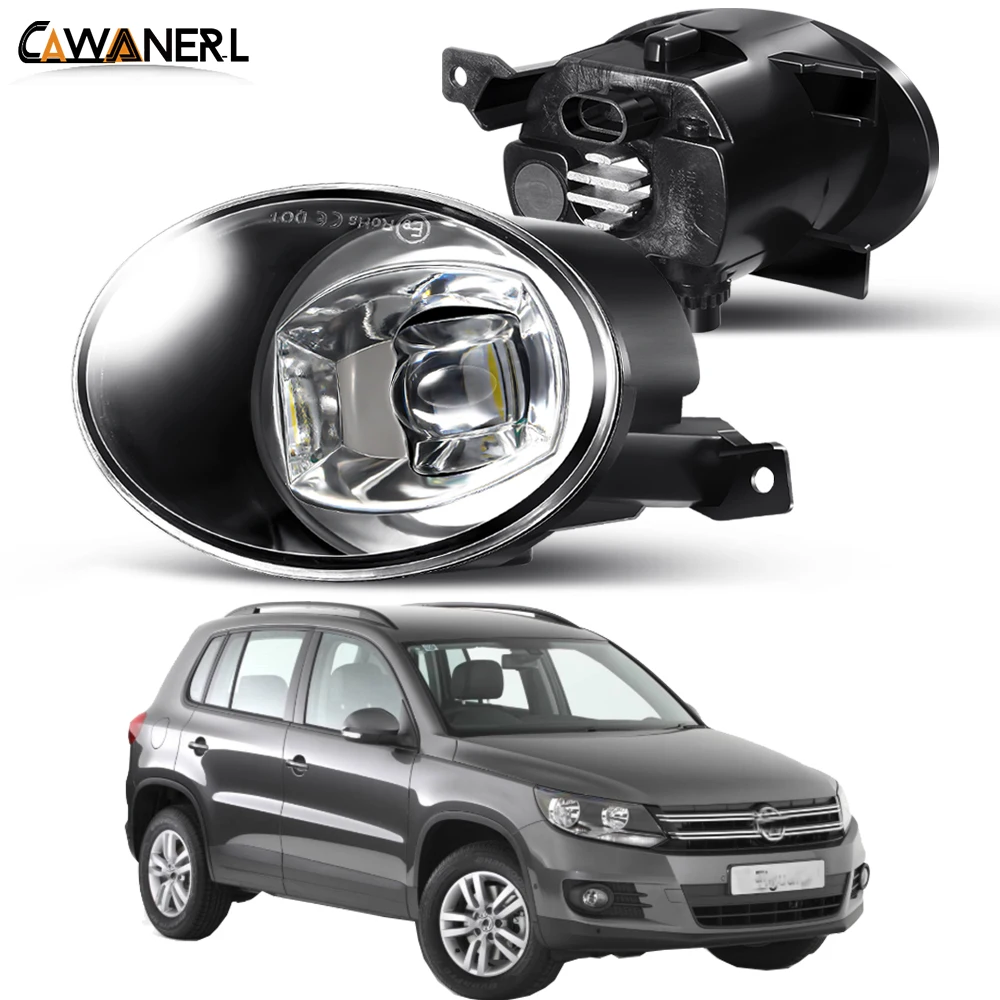 2 X gruppo fendinebbia Canbus per Volkswagen VW Tiguan (5N _) 2012-2016 30W 6000LM Car LED Lens fendinebbia luce di marcia diurna 9006 12V