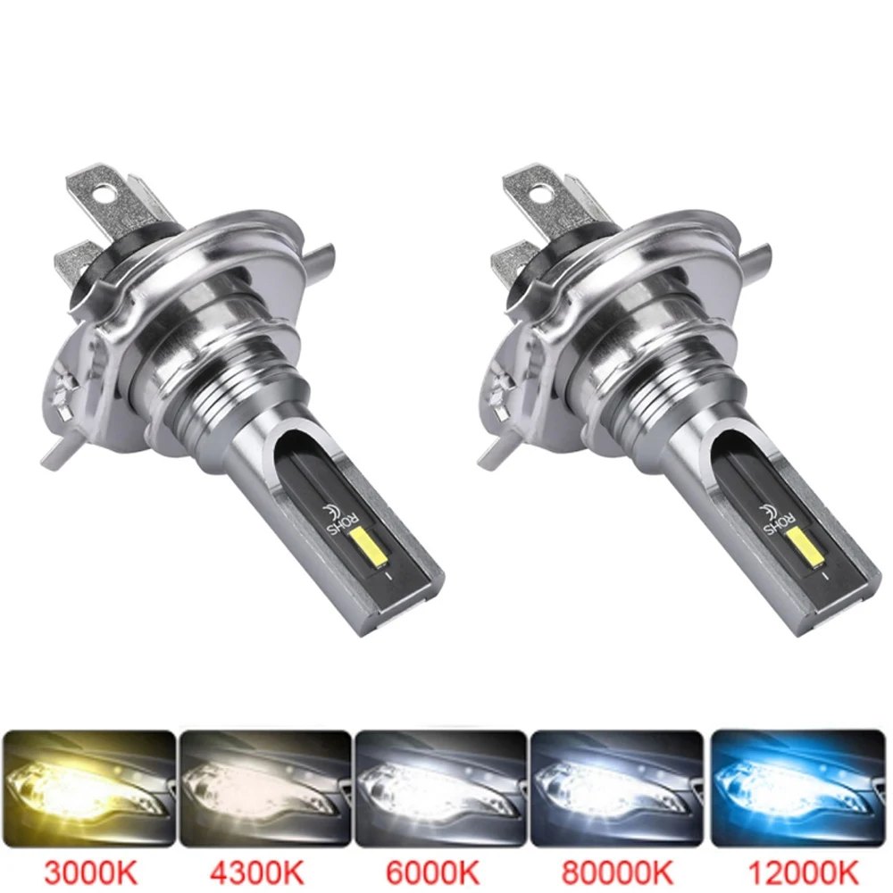 2 pezzi nuovo 4300K 6500K 80W 16000LM faro principale per auto H1 H4 H7 H8 H9 H11 9005 HB3 9006 HB4 abbaglianti luci automatiche lampadina Auto Turbo