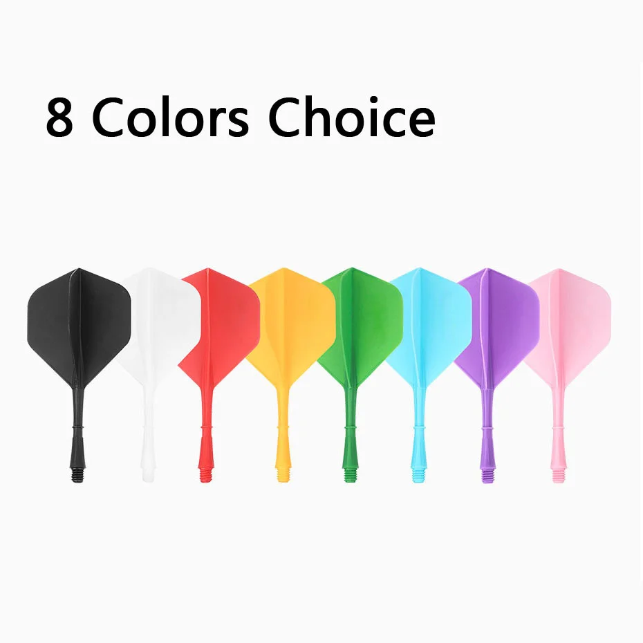 Fox sorridente 6pcs voli per freccette professionali 2BA vite morbida In uno voli e alberi per freccette integrati