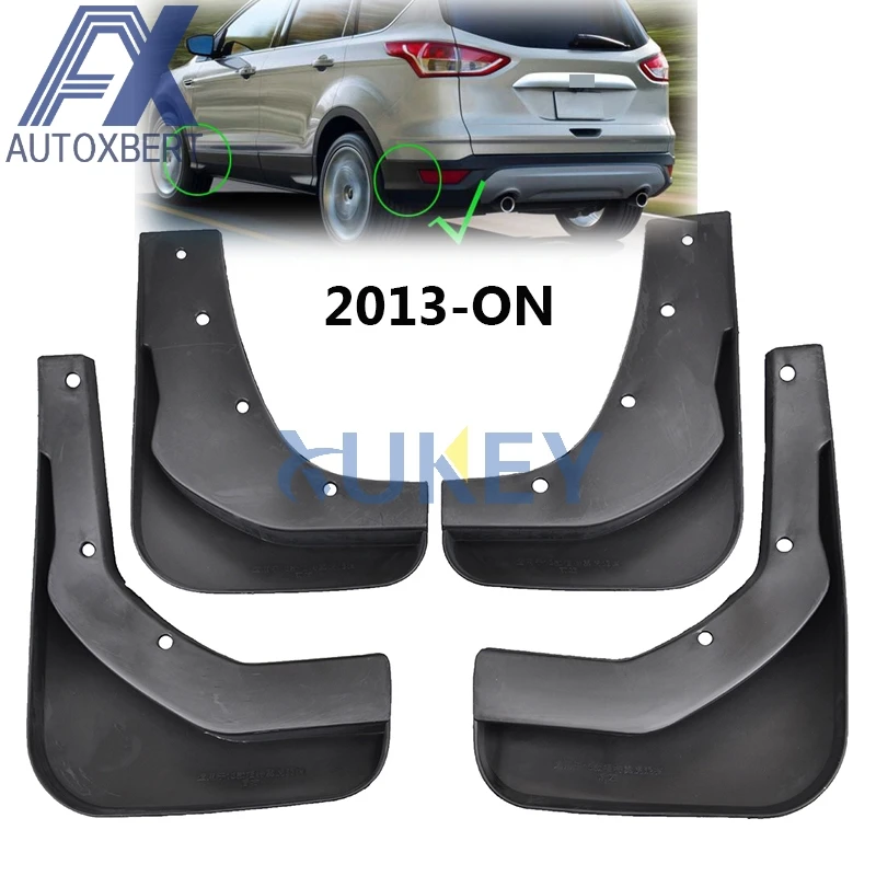 Set paraspruzzi paraspruzzi paraspruzzi parafanghi posteriori anteriori accessori parafango per Ford Kuga Escape 2013 - 2016 2017 2018 2019