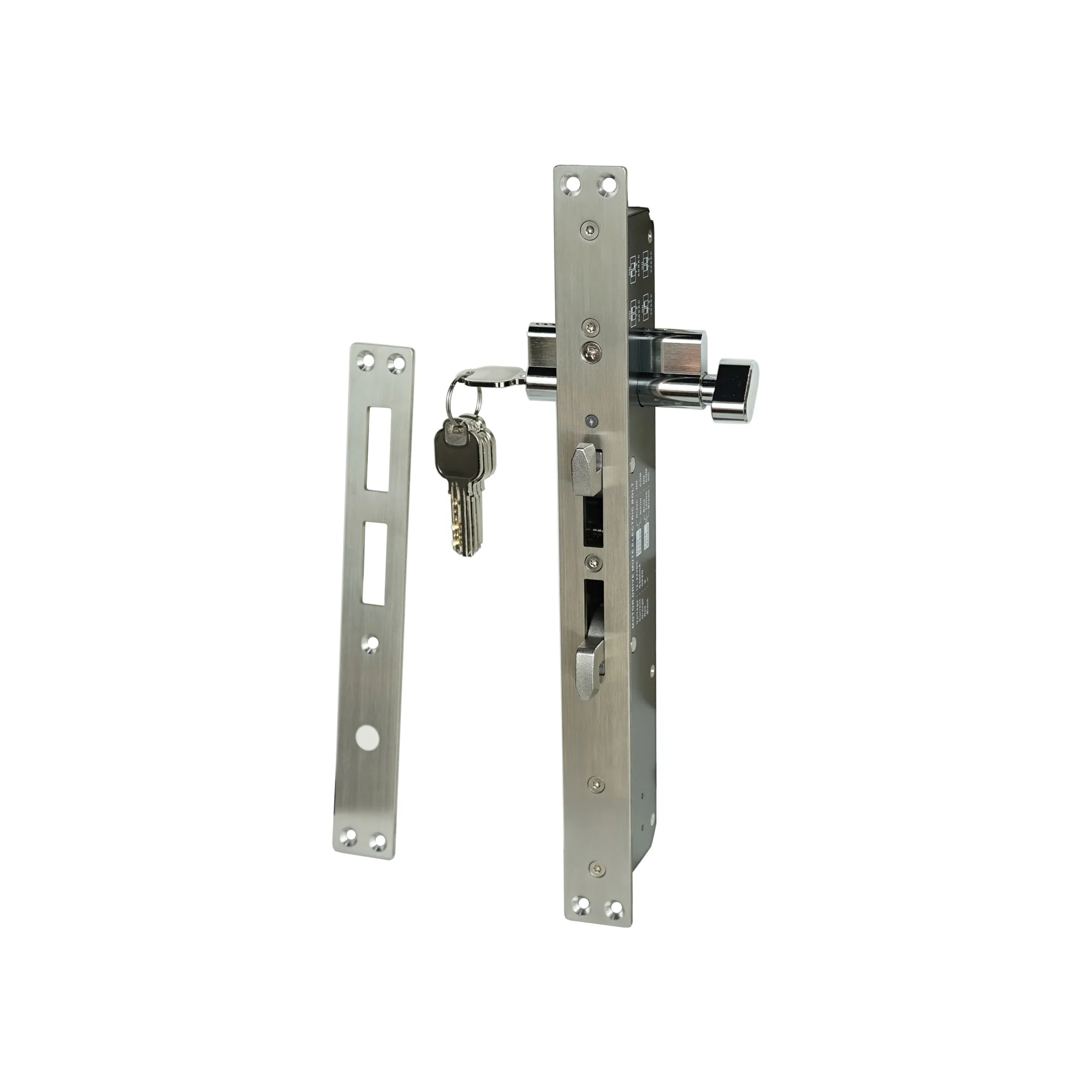 YSD-240DMD (LED) Motorgetriebenes elektrisches Hakenschloss für Schiebetür, Holztür, Glastür, Metalltür, feuerfeste Tür