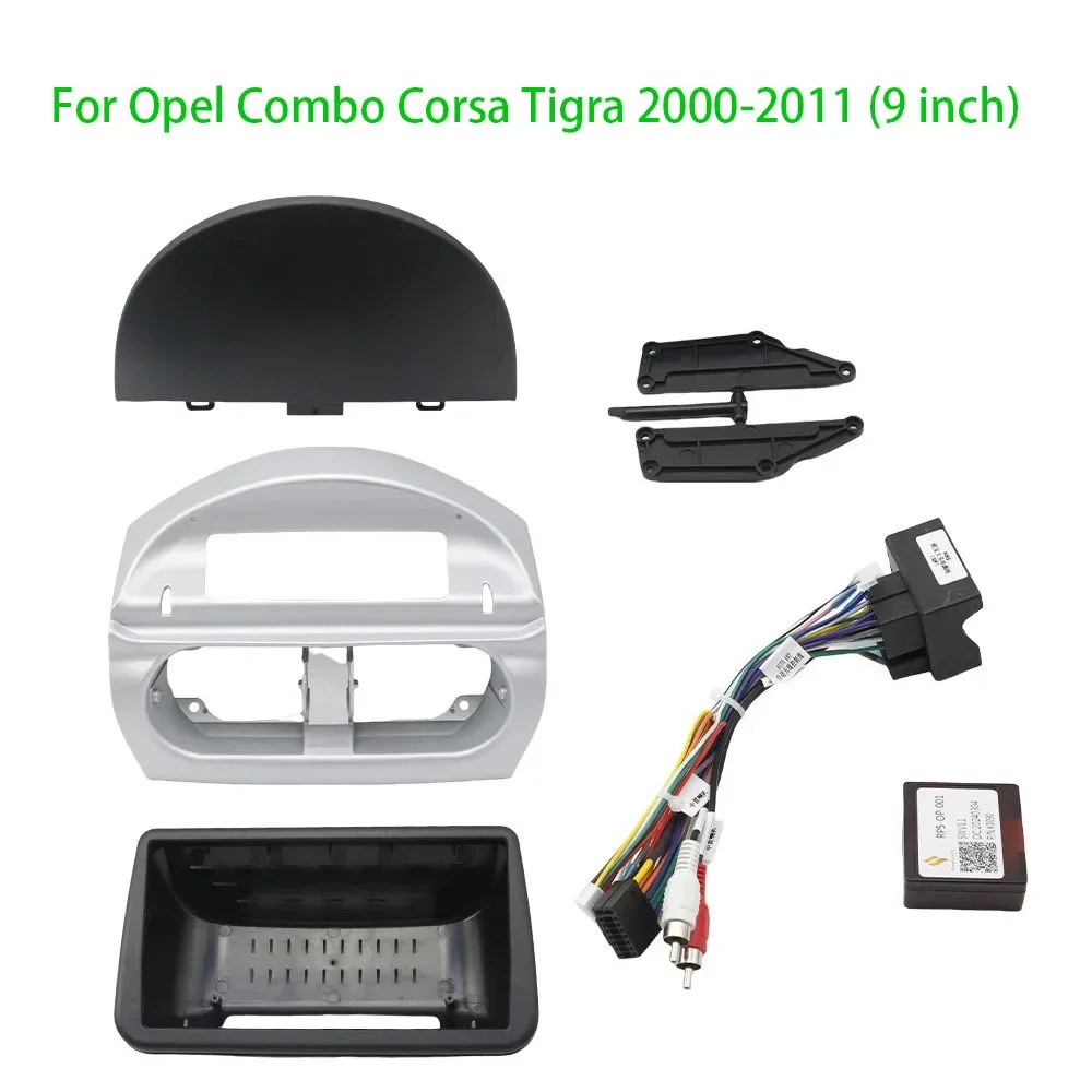 9 Zoll Adapter Canbus Box Decoder Android Dash Fitting Panel Kit Autoradio DVD-Player Faszien rahmen für Opel Combo Corsa Tigra Image