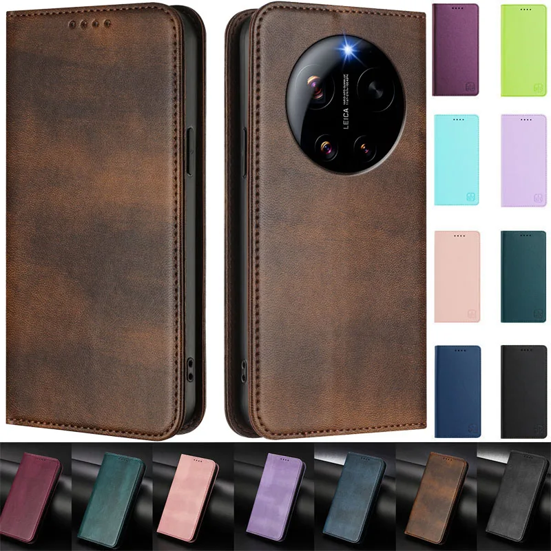 Fundas Mi17 Ultra Magnetische Hülle für Xiaomi 17 Ultra 17Ultra Coque Leder-Brieftaschenhülle für Xiaomi 17 Ultra Telefon-Rückabdeckung