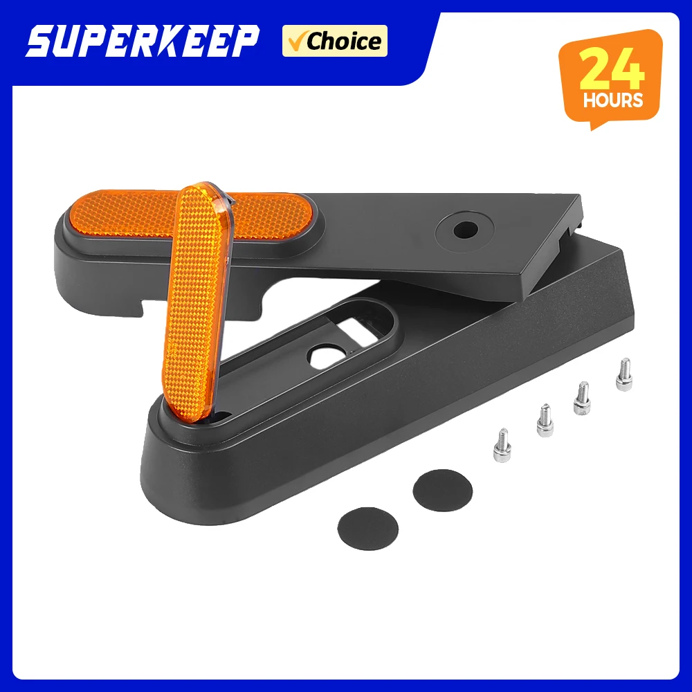 Für Mi5 Max Hinterrad-Dekorabdeckung mit Reflektorstreifen für Xiaomi 5 Max Elektroroller Hinterradgabel-Verkleidung Abdeckungsteile Image