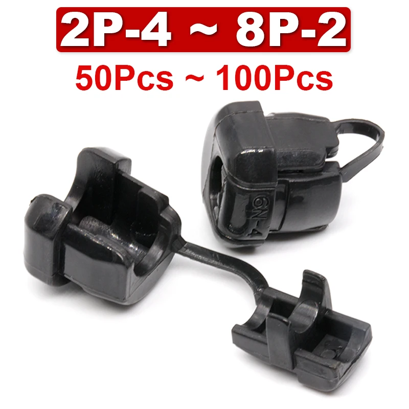 Nylon Netzkabel Schnalle Schutz Draht Hülse Chassis Draht Clip Feste Schnalle Kunststoff Karte Draht Schnalle 2P-4 6N-4 4N-4 7N-2 8P-2 Image