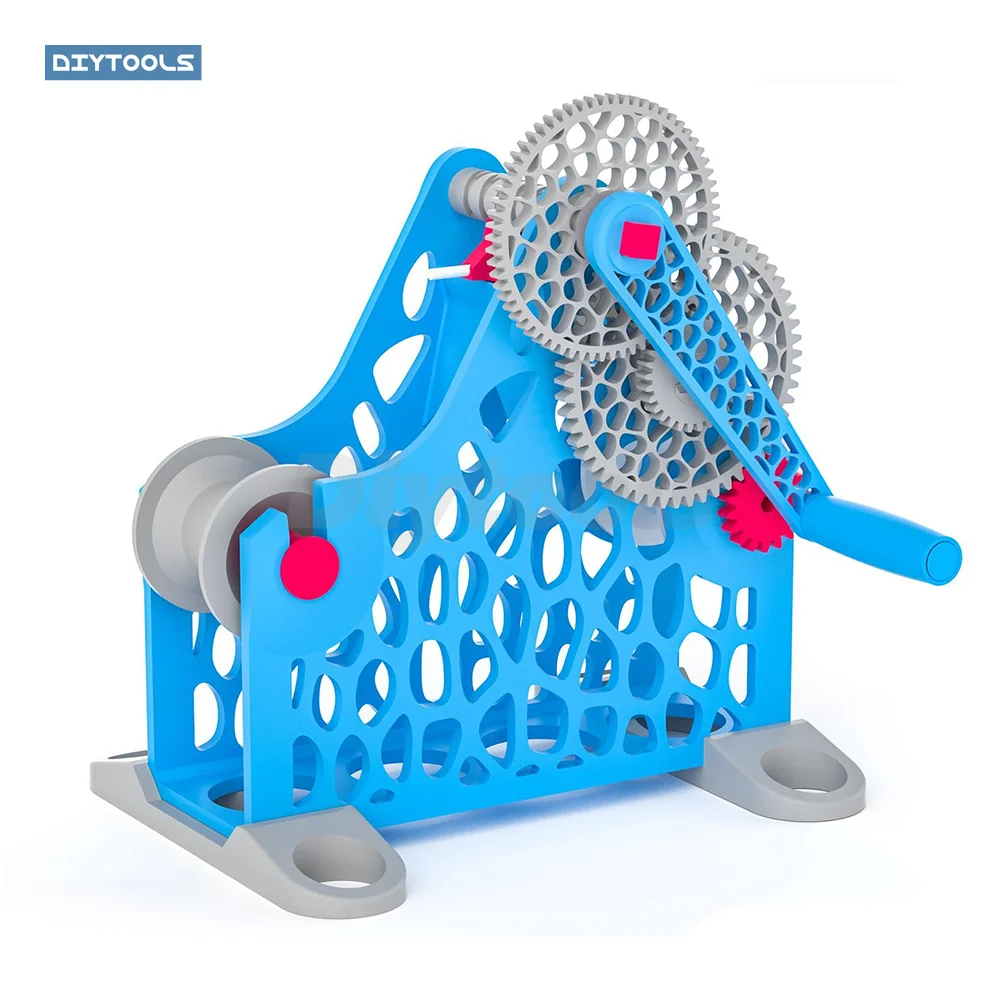 Kompakter, tragbarer 3D-Filamentwickler mit Handkurbel – Spulenwickelwerkzeug für 3D-Druckzubehör Image