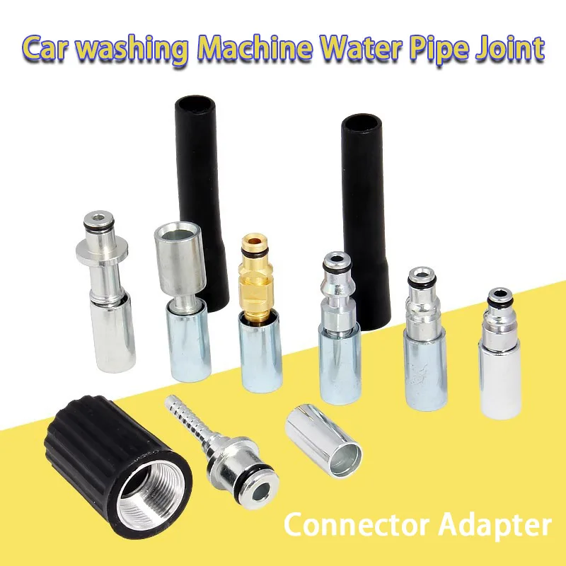Hochdruckreiniger Schlauch Einsatz Armaturen Auto Waschmaschine Wasser Reinigung Schlauch Rohr Fitting Twist Connector Quick-connect Coupli