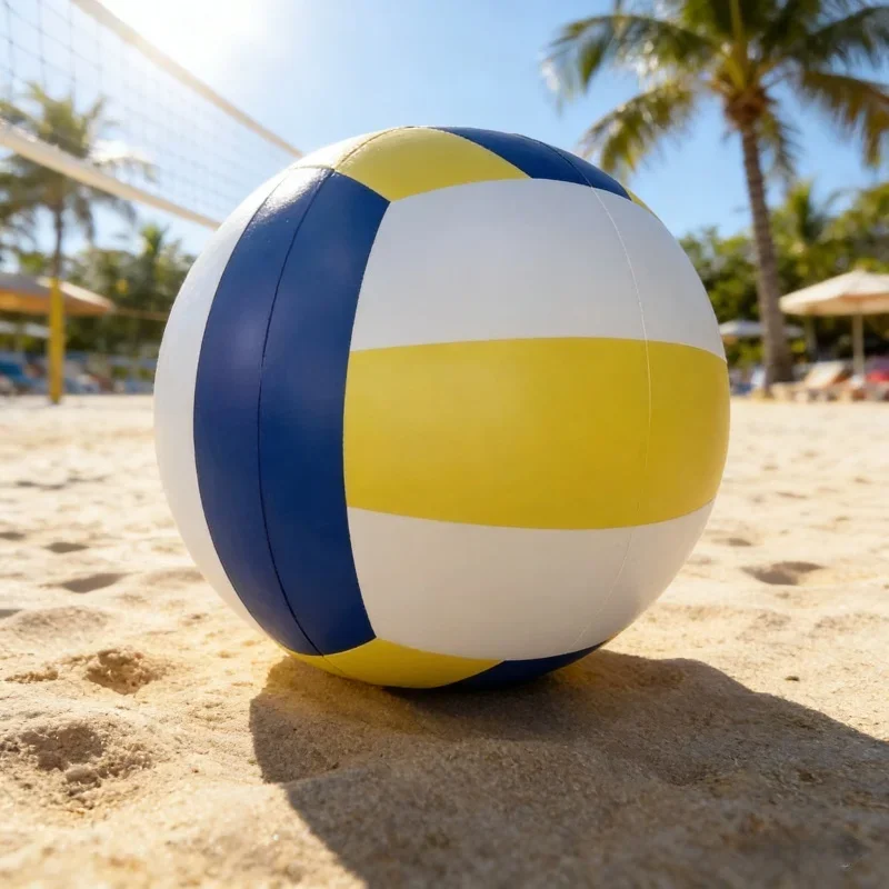 Großer Aufblasbarer Strand-Volleyball aus PVC-Material 0,6-1,5m Familien-Strandball Kindergarten Outdoor-Spiel Sport-Spielzeug