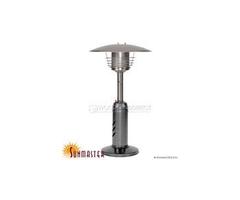 Garden Treasures 11000 BTU Hammered Silver Steel Liquid Propane Patio Heater HLDS032-C