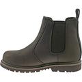 Grafters 539 Mens Safety Chelsea Boots In Brown, Size: 8