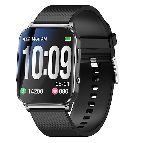 EP03 Pro Smartwatch 1.85 Zoll Smartwatch mit Bluetooth-Anruffunktion Fitness Tracker Schrittzähler Anruferinnerung Aktivitäts-Tracker Kompatibel mit Android iOS Unisex GPS Langer Standby