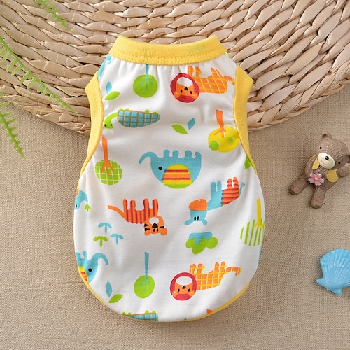 Hunde Katzen Pullover Weste Elegant Kuschelig bezaubernd Atmungsaktiv Weich Alltagskleidung Casual Hundebekleidung for Buldogge Bichon Frise Spitz Small Mittelmäßig Image