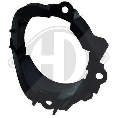 Diederichs Blende, Nebelscheinwerfer [Hersteller-Nr. 6625052] für Toyota Image