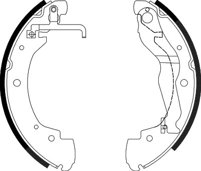 Hella Bremsbackensatz [Hersteller-Nr. 8DB355001-281] für VW Image