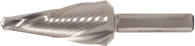 Ks Tools HSS Blechschälbohrer spiralgenutet, Ø 4-14mm [Hersteller-Nr. 336.0024] Image