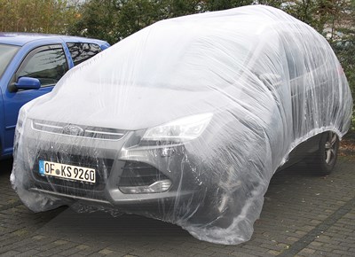 Ks Tools Kunststoffgarage, transparent, 6,5 x 3,5 m [Hersteller-Nr. 500.8073] Image