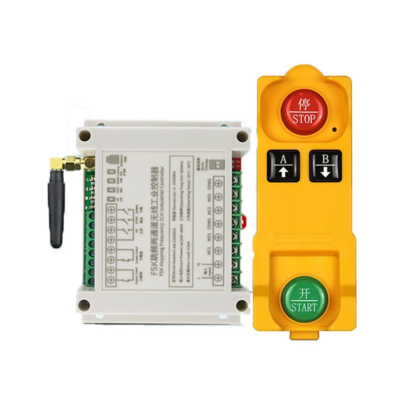 AC100V-400V 2CH Hopping Frequency 30A Remote Control Switches 220V 2Relay Receiver