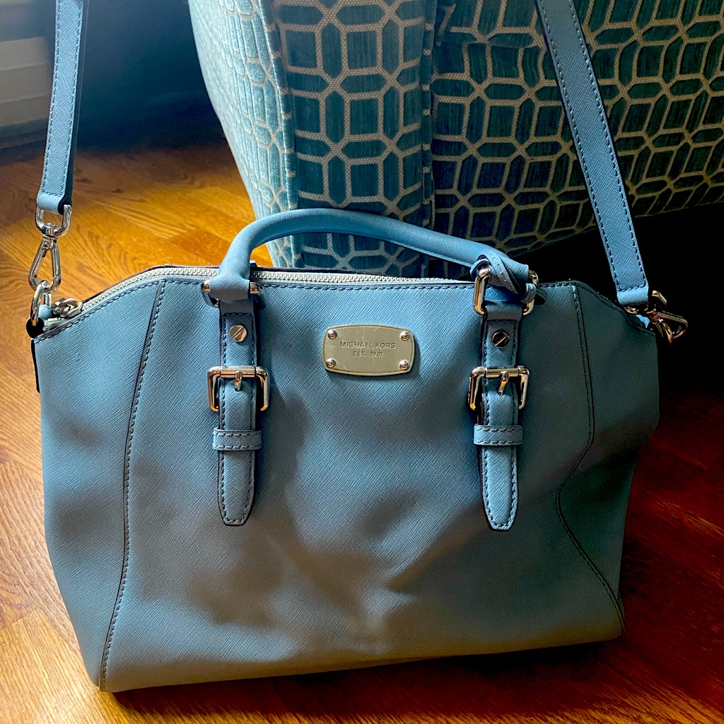 Michael Kors Bags | Authentic Michael Kors Handbag | Color: Blue | Size: Os