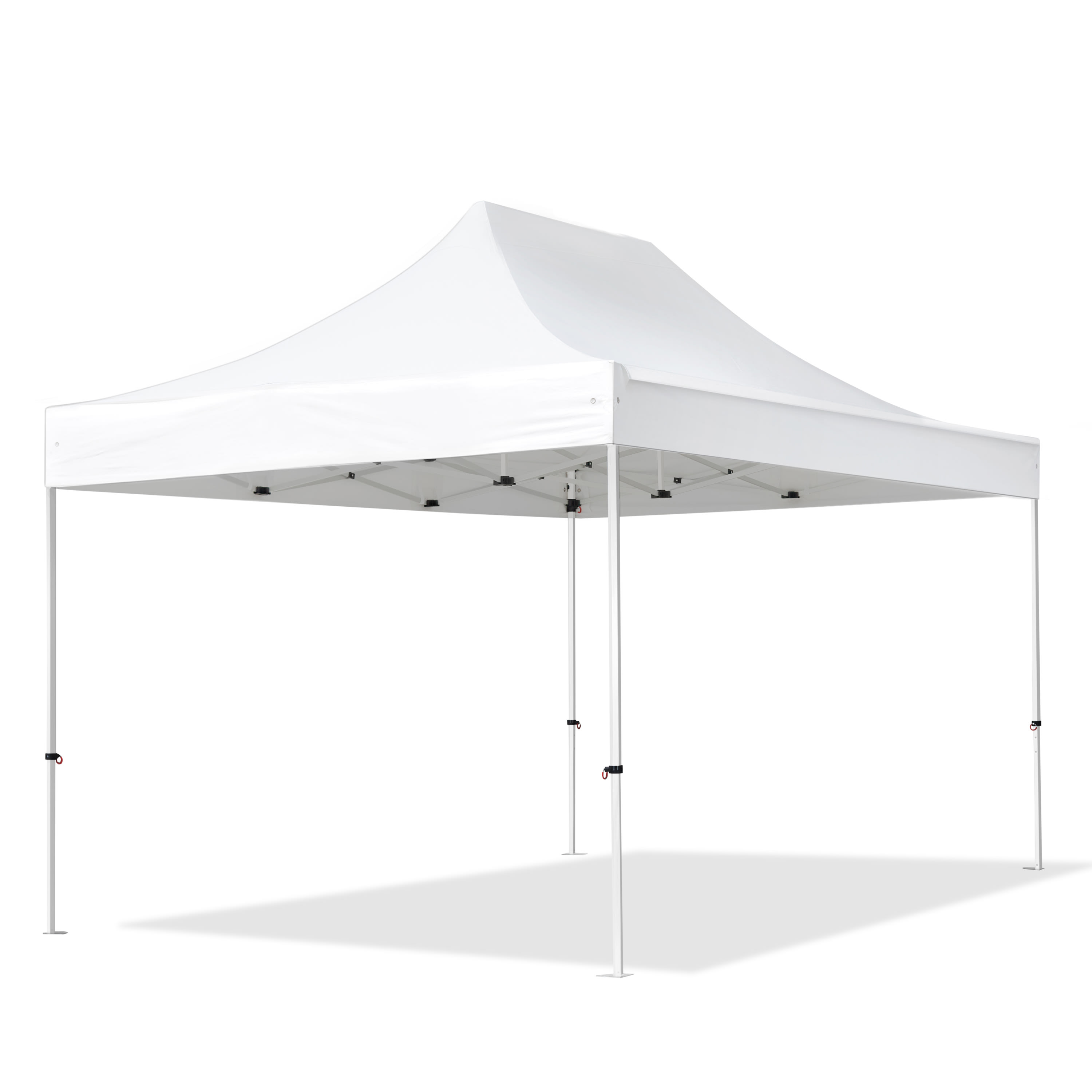 3x4,5m Stahl Faltpavillon, ohne Seitenteile, weiß - (581836) Image