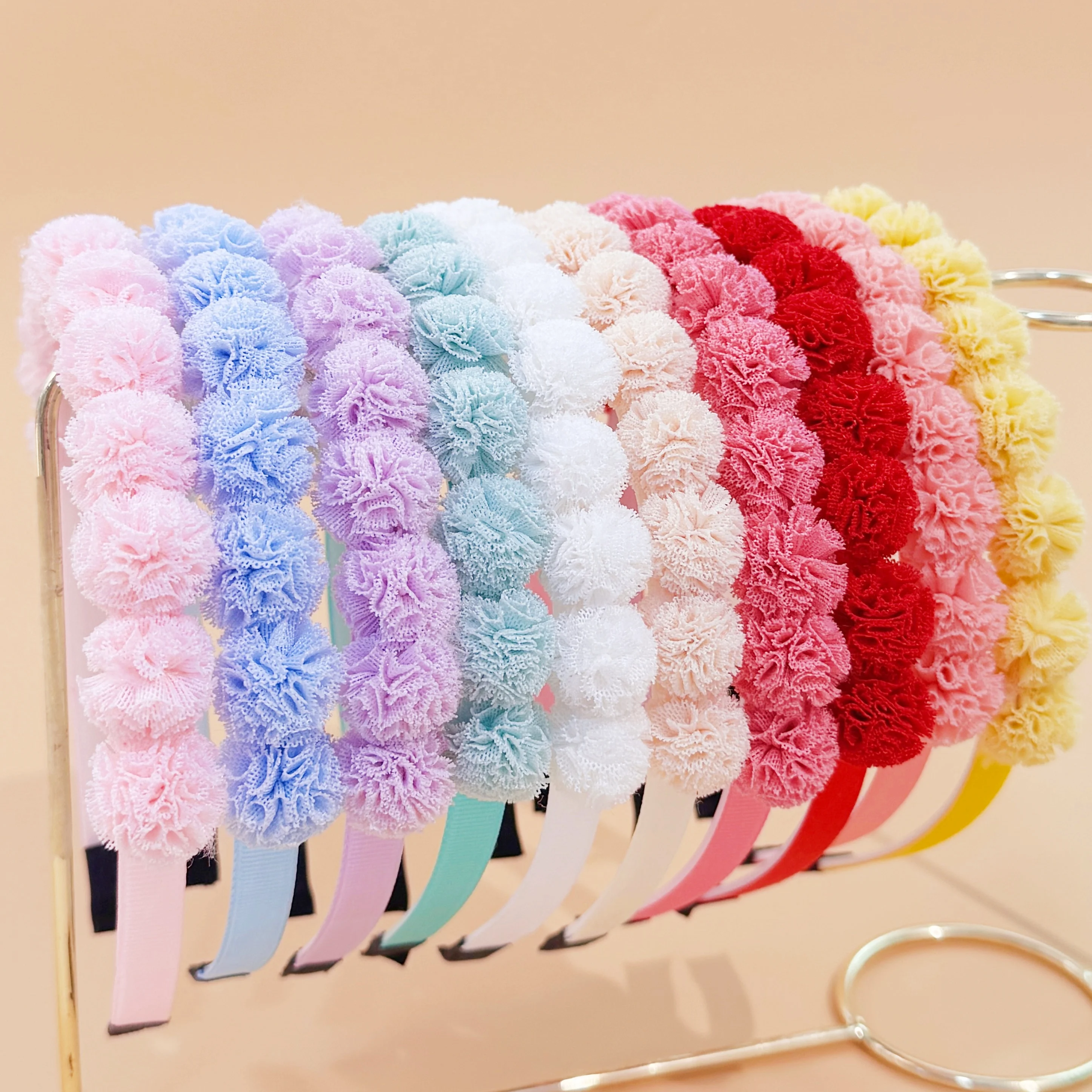 5/10 Stück Hortensien-Stirnbänder für Frauen und Mädchen, Blumen-Stirnband für Kinder, Mädchen, Blumen-Haarbänder mit Zähnen, Kinder-Haar-Accessoires Image