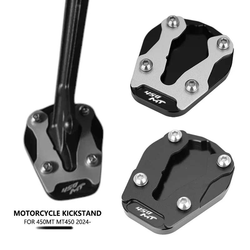 Für CFMOTO 450MT MT450 CF 450 MT 2024 2025 Motorräder Zubehör Fuß Seite Stehen Enlarger Platte Pad Ständer Verlängerung Image