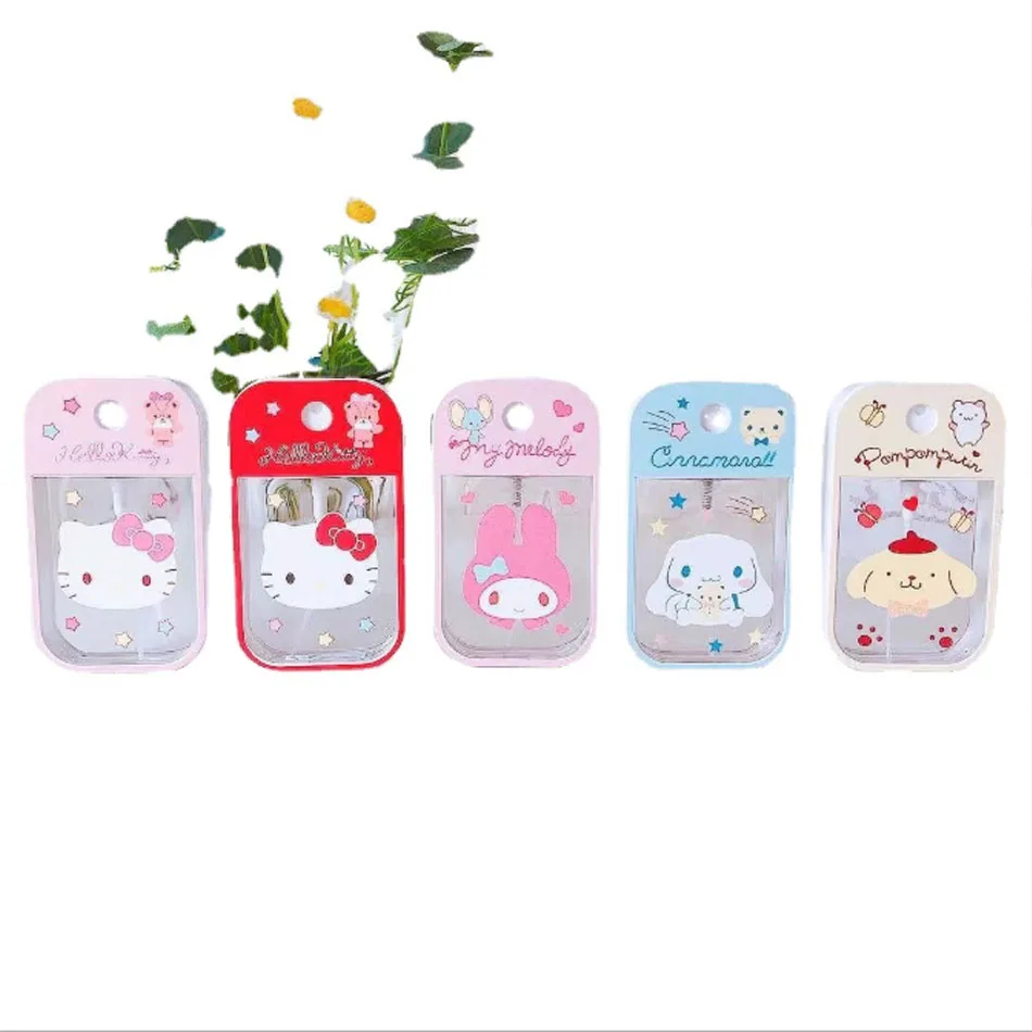 Neue Hello Kitty Kuromi Anime 50ML Nachfüllflasche Cartoon Alkohol Sprühflasche Reise Tragbare Parfüm-Sprühflasche Nachfüllbare Flaschen Image