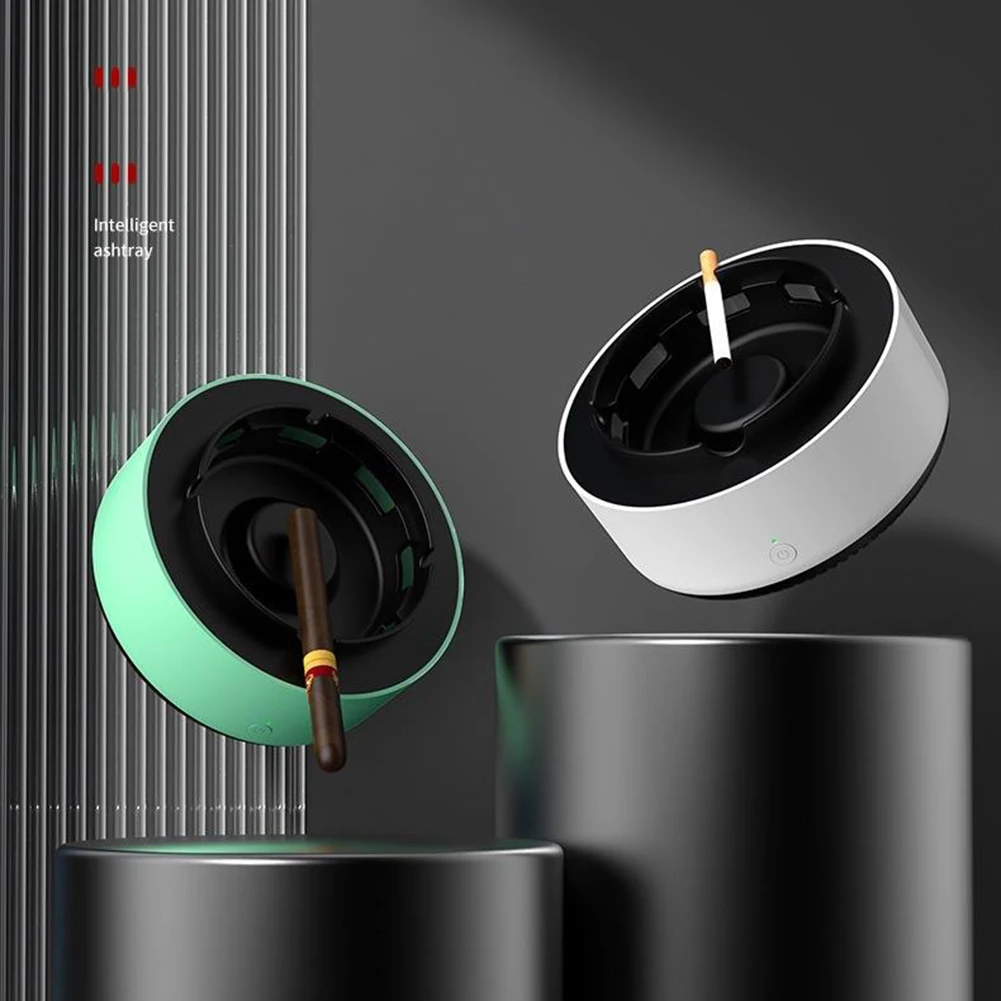 Rauchentfernender Aschenbecher Haushalt Negativ-Ionen-Luftreiniger Multifunktional Abnehmbar zur Filterung von Passivrauch Image