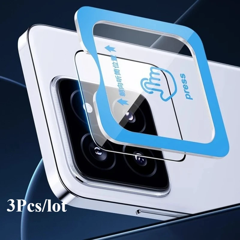 1/2Pcs Kamera Gehärtetes Glas Für Xiaomi mi 15 14 Pro 14 Ultra 15Spro Civi 4 5 Pro Mix Falten 4 Objektiv Stg Schutz Einfach Zu Installieren Image