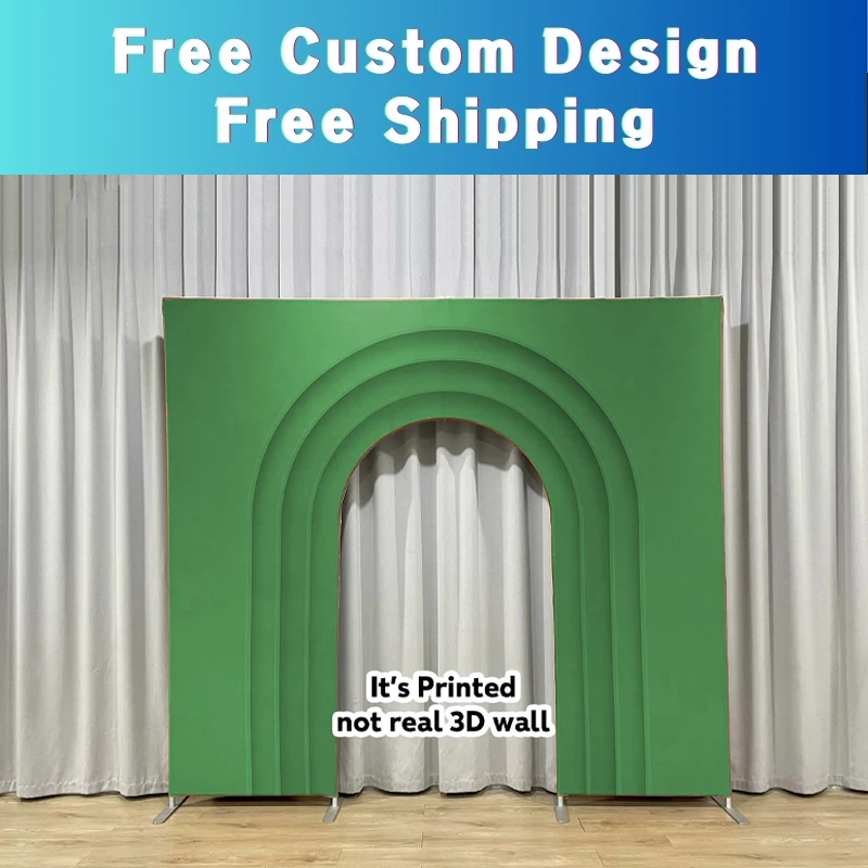 Aluminium-Hochzeitsbogen-Hintergrundständer, 2,1 x 2,1 m, 10 x 9 Fuß, Fotografie-Szene, Hochzeitsdekoration, Geburtstagseinrichtung, Fotoautomaten-Partyzubehör Image