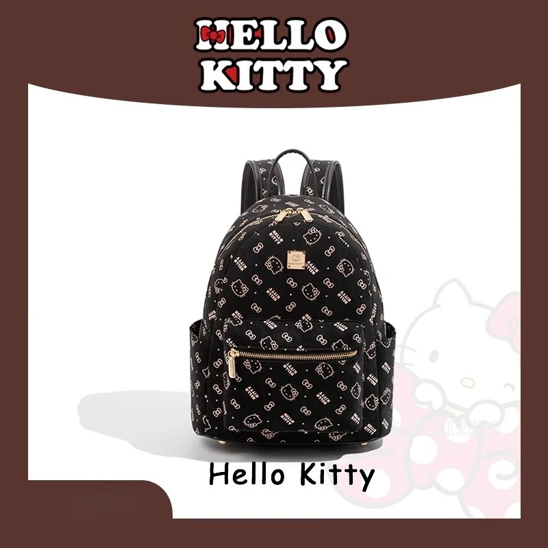 Hello Kitty Neuer Mini-Rucksack, Luxusmarke, Original, modischer Damen-Rucksack, Cartoon-Stil, niedlicher, lässiger Damen-Rucksack, hohe Qualität