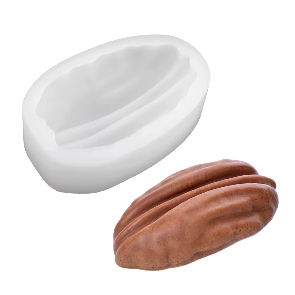 Einzelzellige Pecan-Design Lebensmittelqualität Mousse-Kuchenform Seifenform Silikon-Schokoladenform Küchen-Dessert-Backwerkzeuge Image