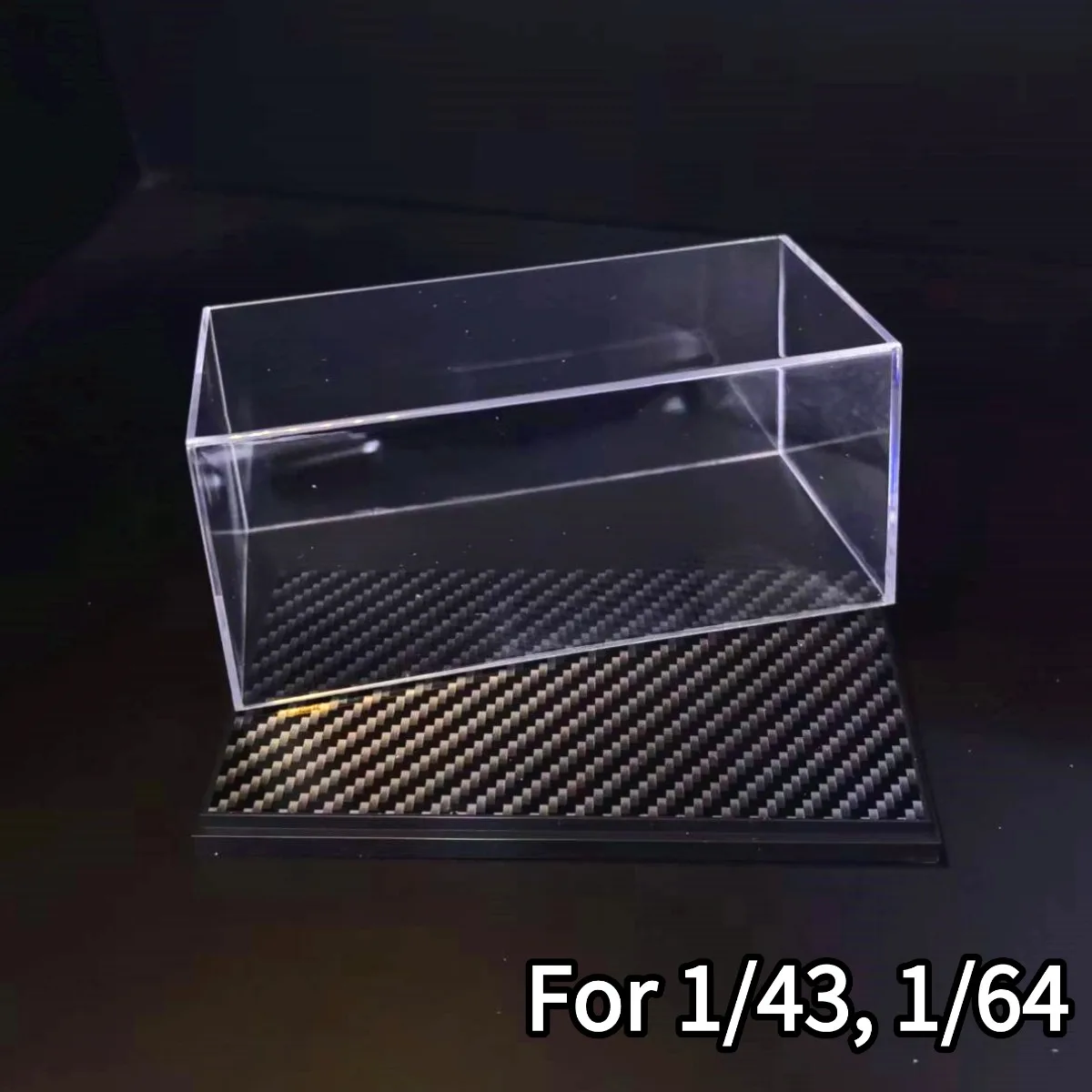 Acryl-Vitrine für Maßstab 1:43 1:64 1:87 Tomica Bburago Spark Minichamps F1 Automodell Formel 1 Miniaturspielzeug