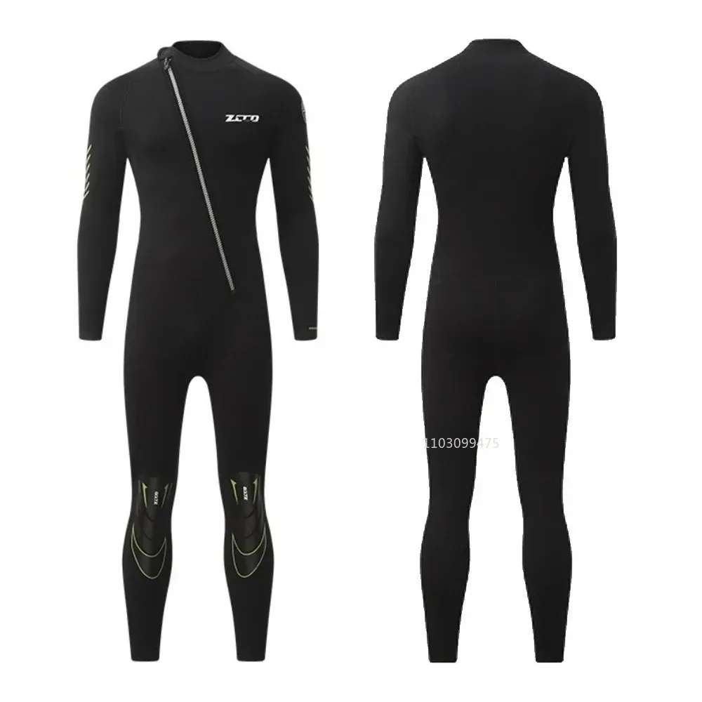 ZCCO Neoprenanzug für Herren und Damen, 1,5 mm Neopren, Surfanzüge, Badeanzüge, langärmlig, Tauchanzug, Schwimmen, Schnorcheln, Freitauchen, Badeanzug, Kitesurfen Image