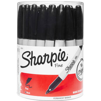 Sharpie Fine Point Permanent Marker (Black, 36-Pack) 1884739