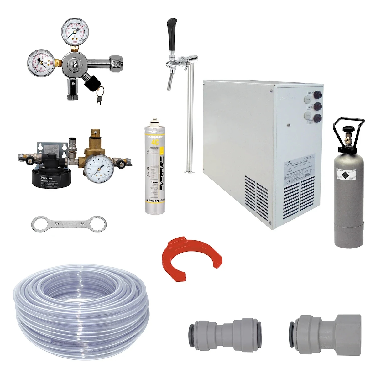 Komplettset - Wassersprudler, Wasserspender, Warmkarbonator - Blupura Image