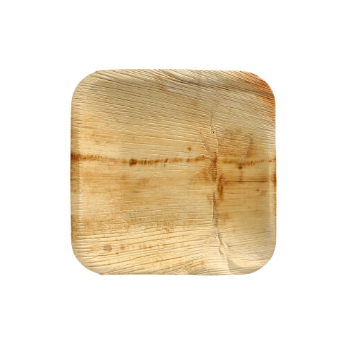 PAPSTAR 25 Teller, Palmblatt "pure" eckig 15 cm x 15 cm x 2 cm Image