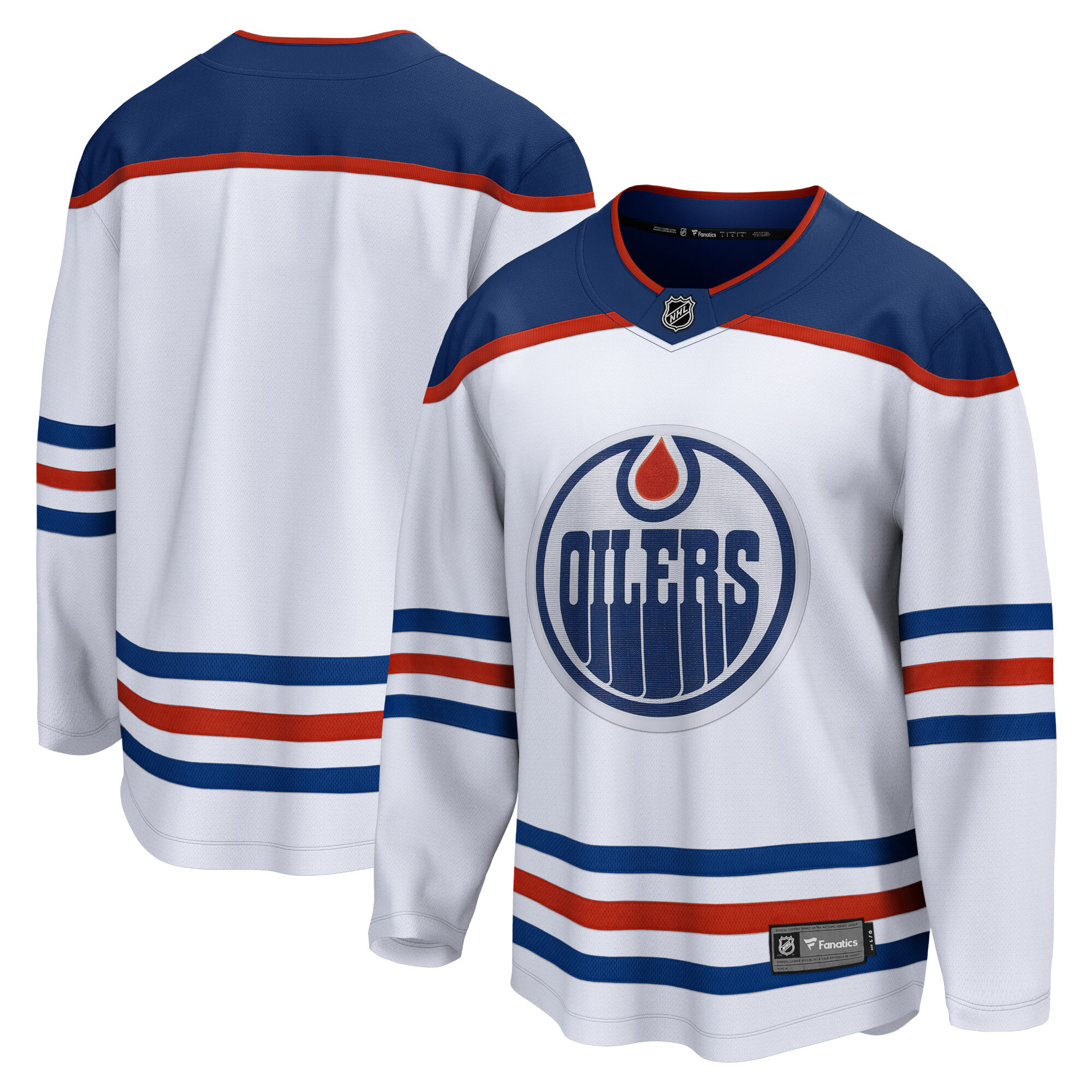 "Edmonton Oilers Fanatics Branded Breakaway-Auswärtstrikot – Herren" Image