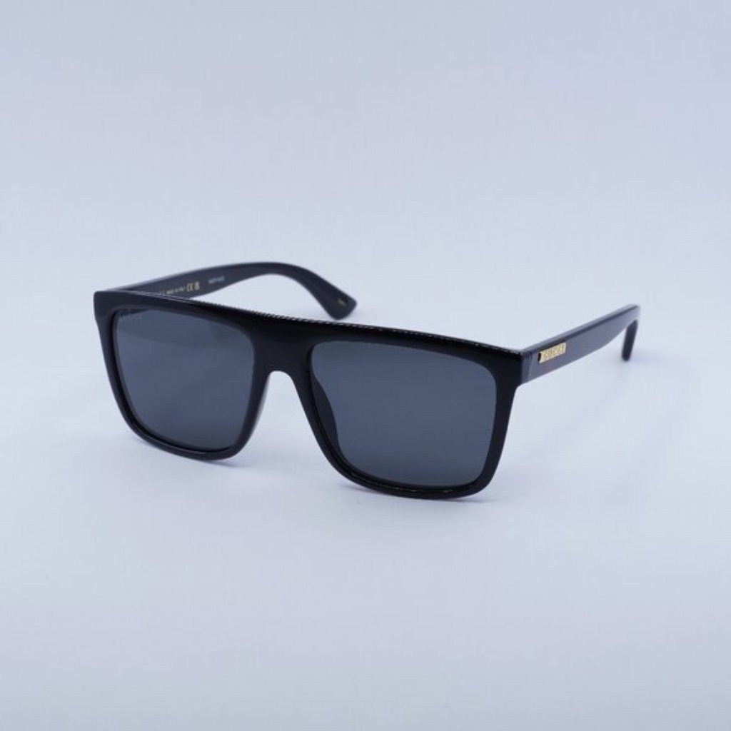 Gucci Accessories | Gucci Gg0748s 001 Sunglasses Black Square Frame, Grey Lenses | Color: Black/Gray | Size: 59 - 17 - 145