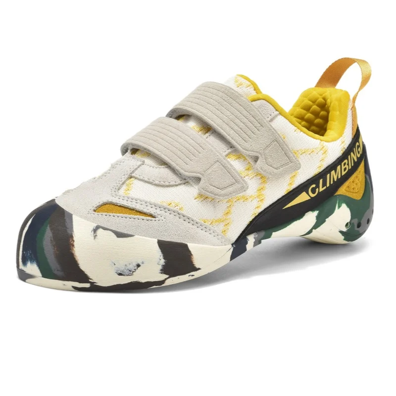 Professionelle Kletterschuhe für Jugendliche, drinnen und draußen, Kletterschuhe für Anfänger, Einsteiger-Bouldering-Trainingsschuhe Image