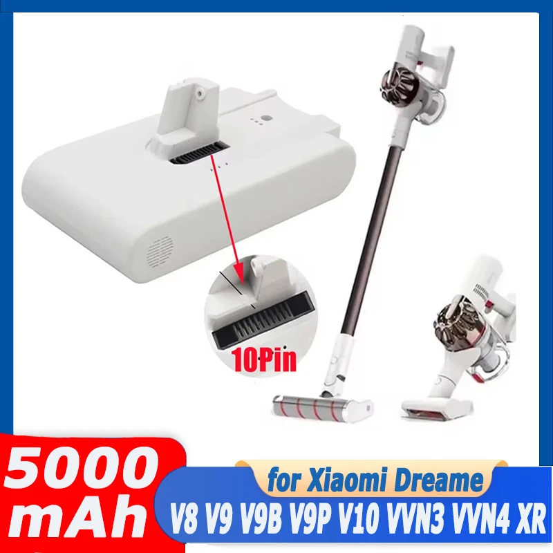 100 % Original-Lithium-Akku für Dreame V8 V9 V10 V9P XR VVN3 VVN4 Hand-Akku-Staubsauger, Teile, Ersatzakku Image