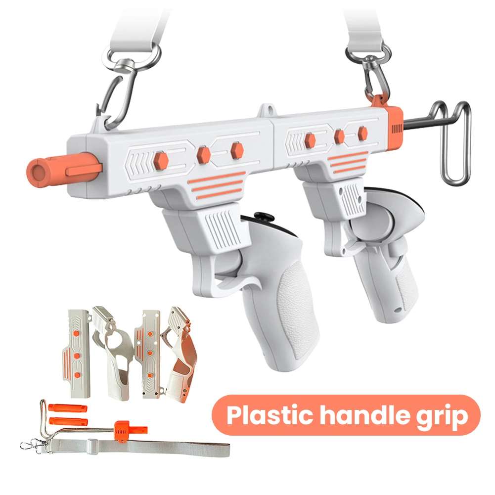 VR Gewehrschaft VR Schießspiel Zubehör VR Controller Gewehradapter Schießcontroller Griff für Meta Quest 3/Quest 3S Image