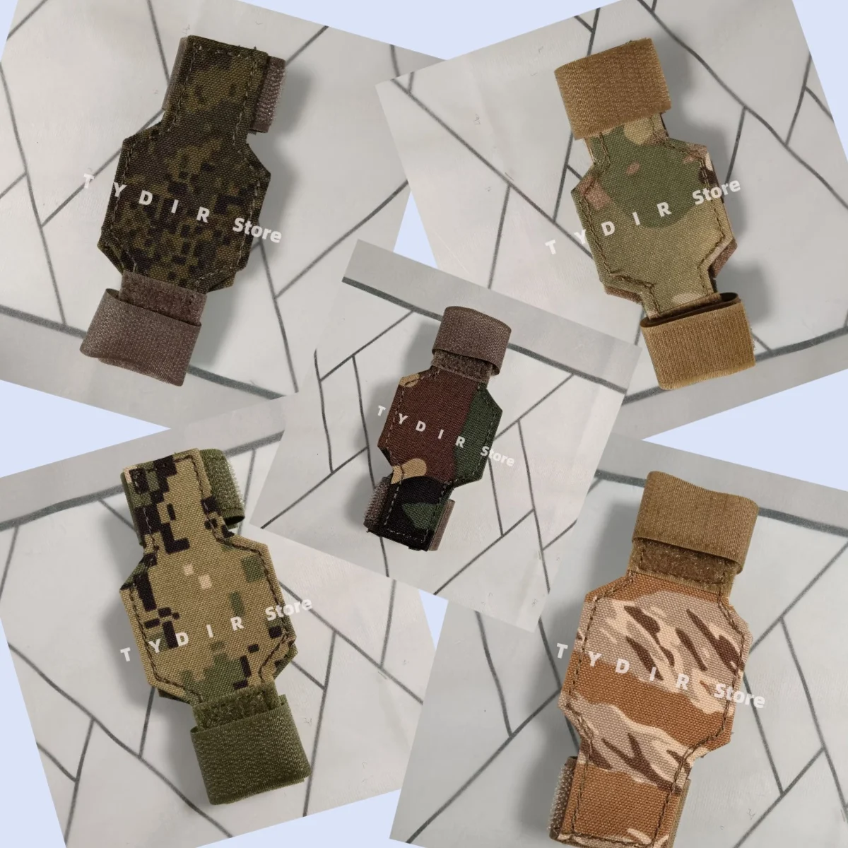 Taktische Tarnung Uhrengehäuse Flip Nylon Gehäuse Armbanduhr Cover Schutz Image