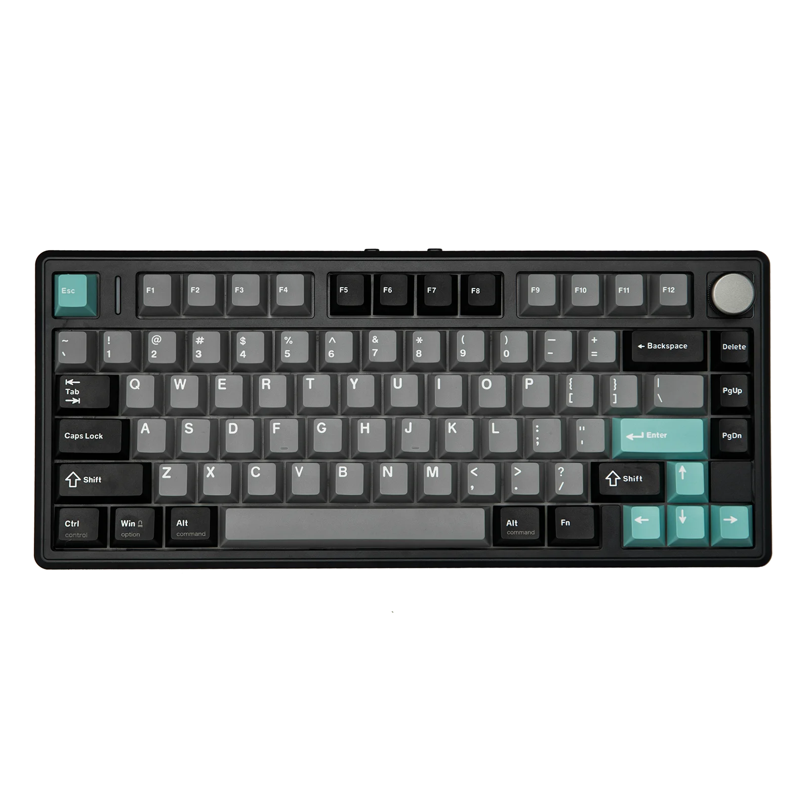 EPOMAKER TH80 V2 75% ANSI US Layout Kabelgebundene/Bluetooth/2,4GHz Kabellose Mechanische Gaming-Tastatur mit Programmierbaren Tasten & Drehregler Image