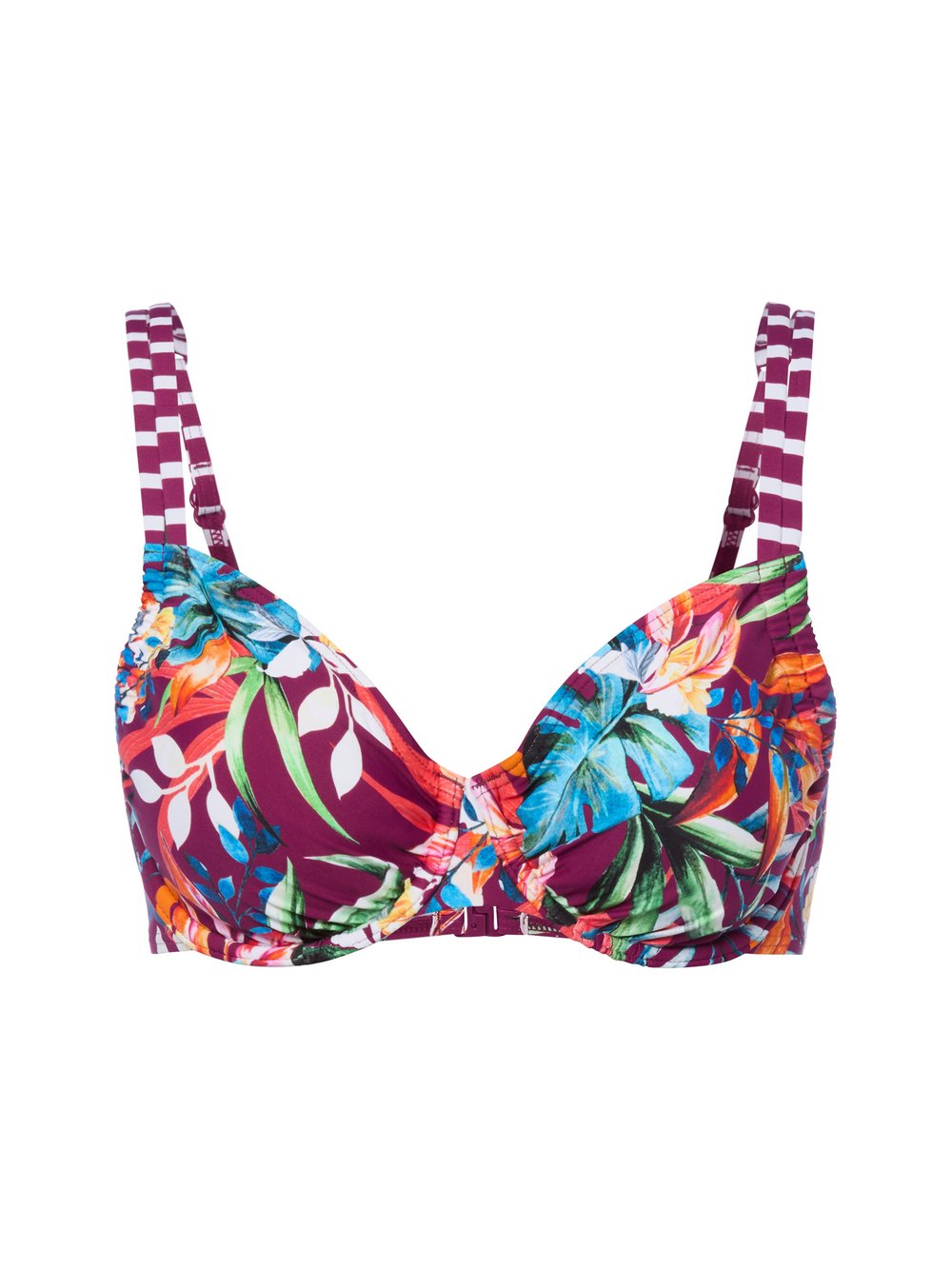Venice Beach Bikini-Top Damen aubergine, 44C Image