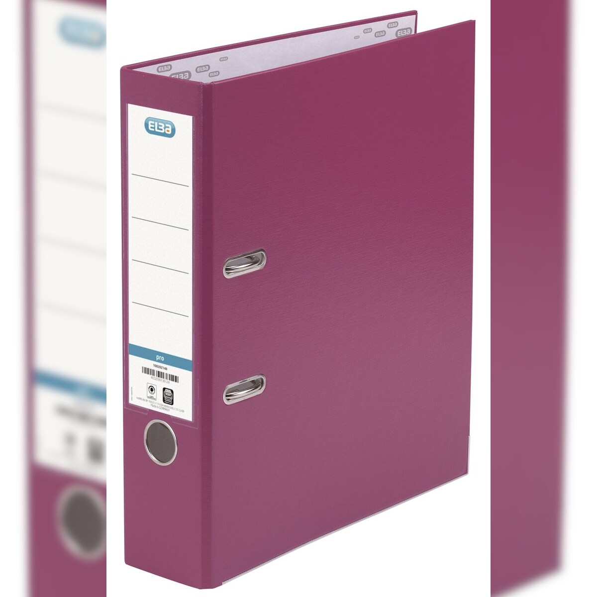 Elba 100025941 Ordner smart Pro PP/Papier - A4, 80 mm, pink Image
