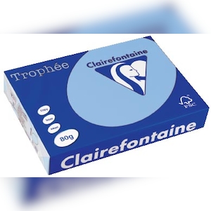 Clairefontaine Kopierpapier 1774C A4 80g blau 500Bl. Image