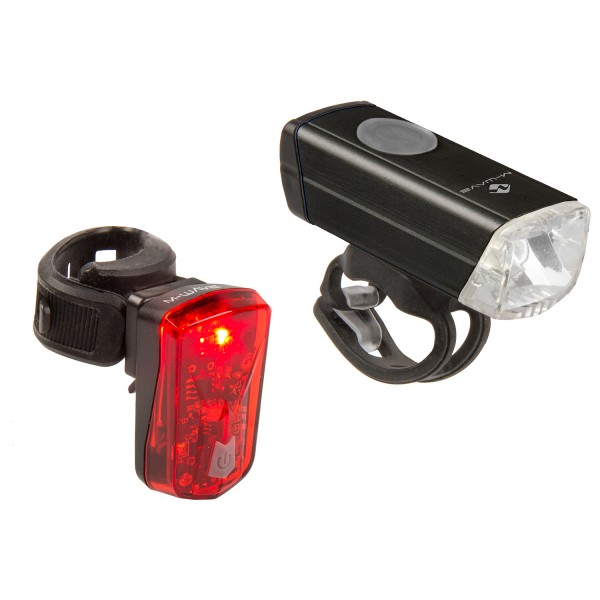 M-Wave - Atlas 20 USB Akku-Beleuchtungsset schwarz