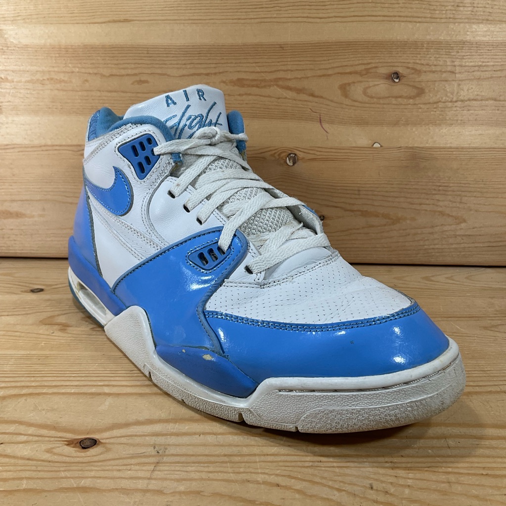 Nike Shoes | Vtg Nike Air Flight '89 Basketball Shoes Men’s 11 White Blue 2002 - 624012 145 | Color: Blue/White | Size: 11