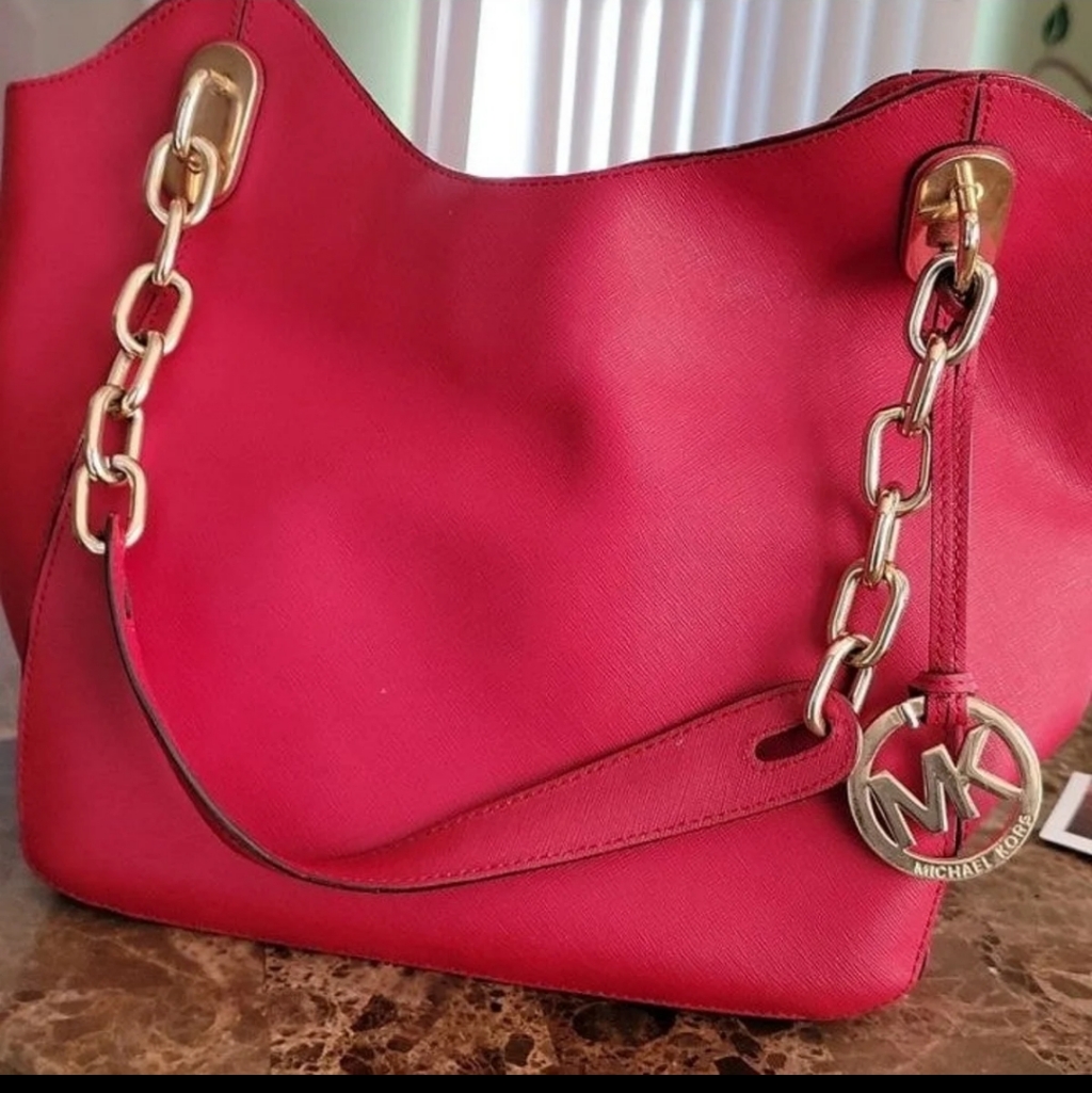 Michael Kors Bags | Flash Sale Mk Red Handbag | Color: Red | Size: Os