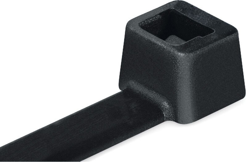 100 Stk. HellermannTyton Kabelbinder UB200C-B-PA66-BK-C1 138-00046 Image
